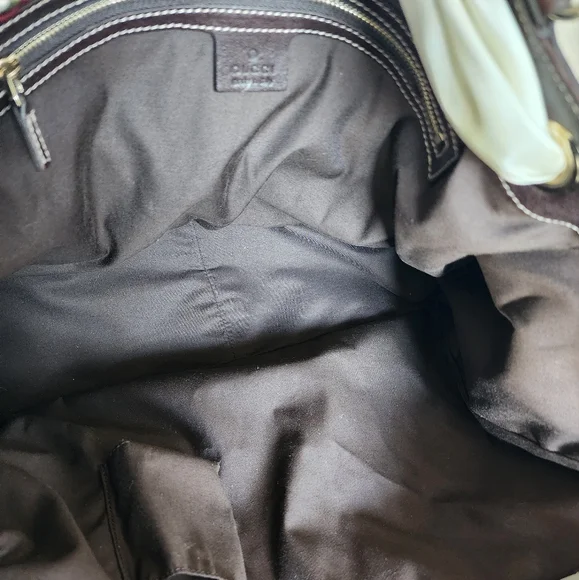 Gucci Positano Scarf Monogram Tote Bag - Picture 10 of 12